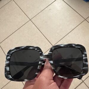 Burberry Monochrome Square Sunglasses